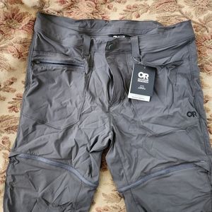 NEW OUTDOOR RESEARCH MENS EQUINOX CONVERTIBLE HIKING PANTS